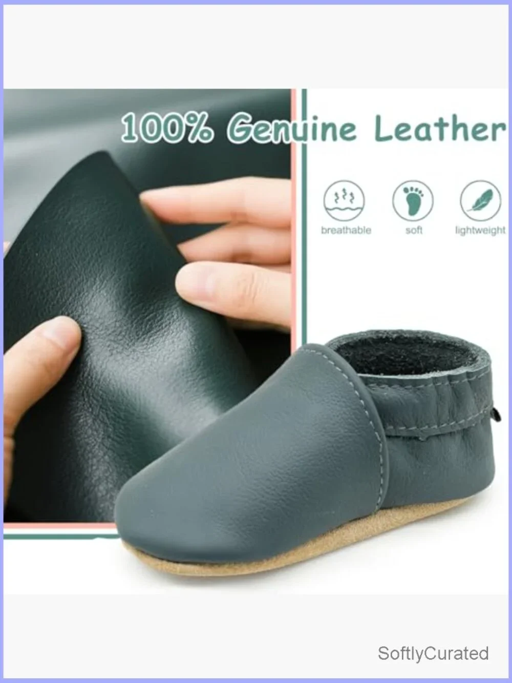 Soft Sole Leather Baby Booties Toddler Walking Shoes Slippers New